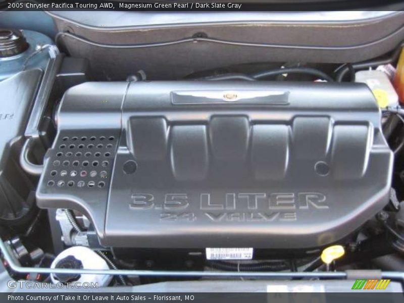 Magnesium Green Pearl / Dark Slate Gray 2005 Chrysler Pacifica Touring AWD