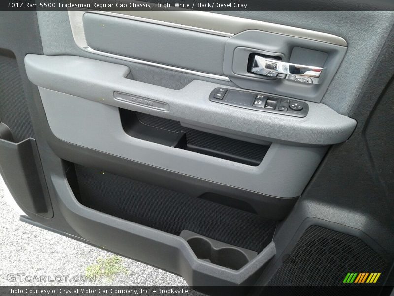 Bright White / Black/Diesel Gray 2017 Ram 5500 Tradesman Regular Cab Chassis