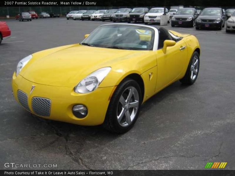 Mean Yellow / Ebony 2007 Pontiac Solstice Roadster