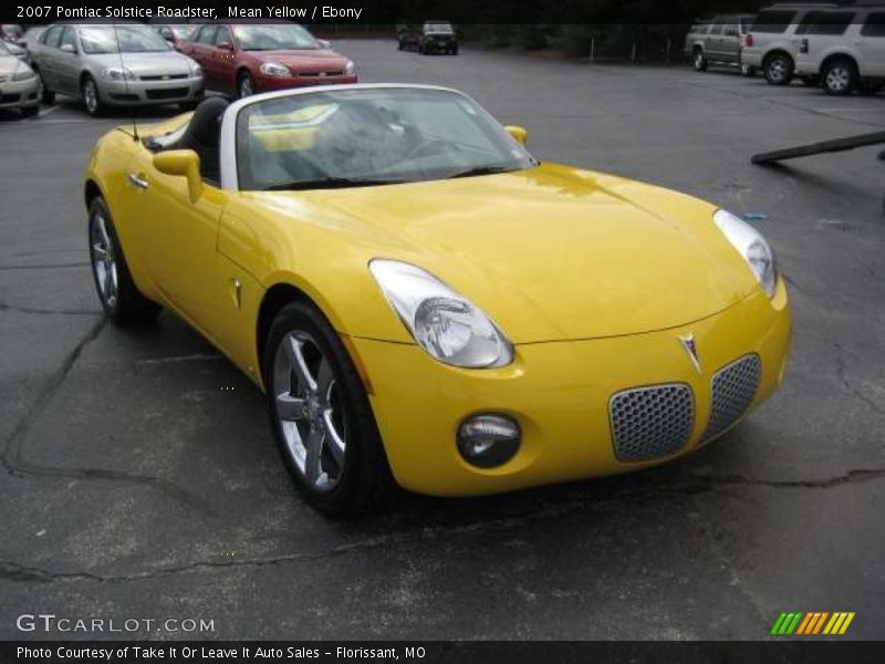 Mean Yellow / Ebony 2007 Pontiac Solstice Roadster