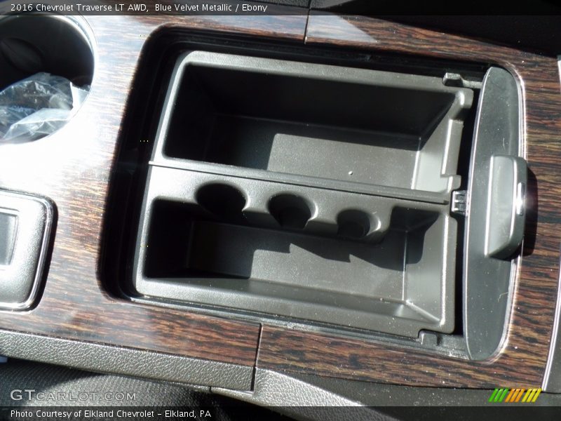 Blue Velvet Metallic / Ebony 2016 Chevrolet Traverse LT AWD