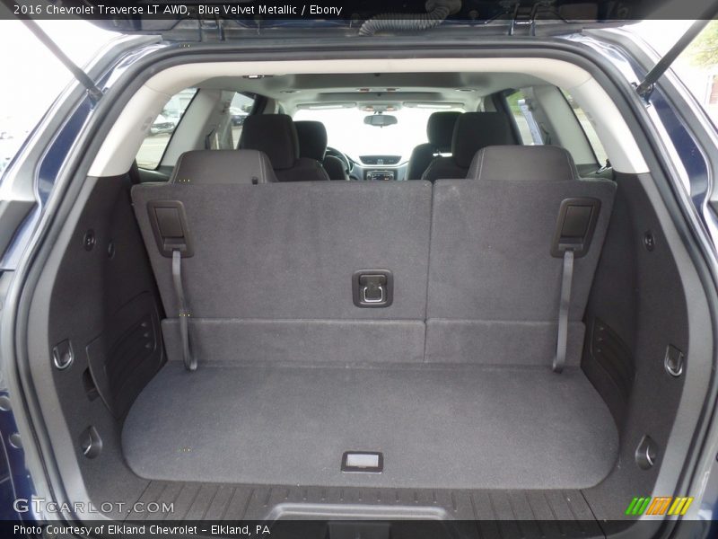 Blue Velvet Metallic / Ebony 2016 Chevrolet Traverse LT AWD