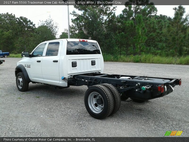 Bright White / Black/Diesel Gray 2017 Ram 5500 Tradesman Crew Cab 4x4 Chassis