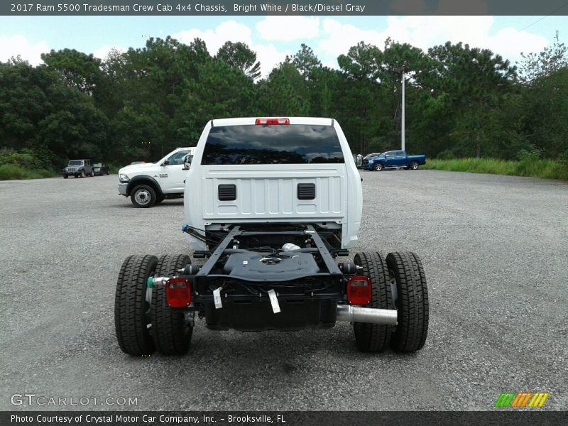 Bright White / Black/Diesel Gray 2017 Ram 5500 Tradesman Crew Cab 4x4 Chassis