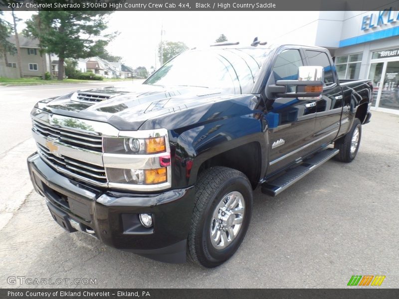 Black / High Country Saddle 2017 Chevrolet Silverado 3500HD High Country Crew Cab 4x4