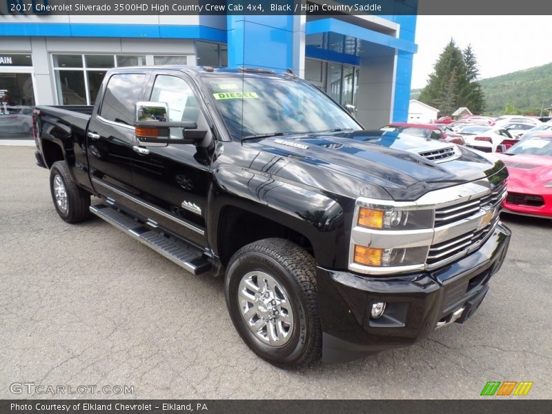 Front 3/4 View of 2017 Silverado 3500HD High Country Crew Cab 4x4
