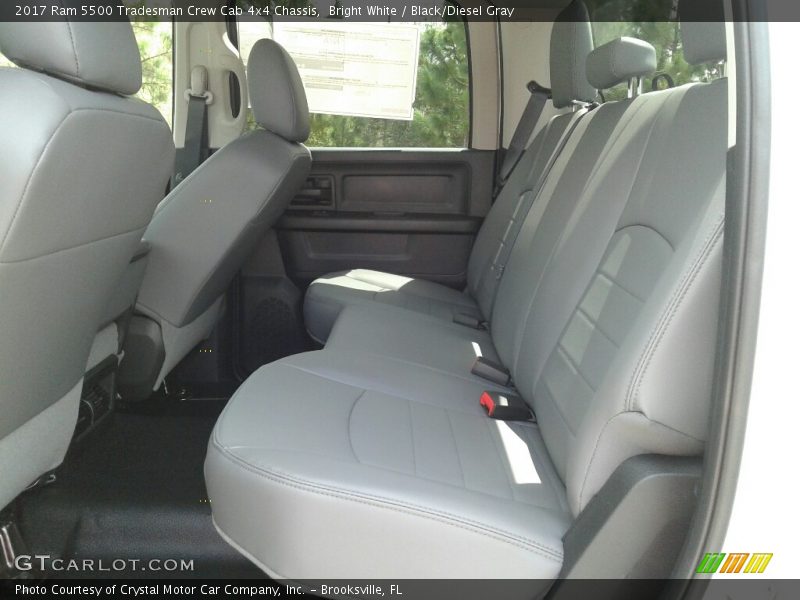 Bright White / Black/Diesel Gray 2017 Ram 5500 Tradesman Crew Cab 4x4 Chassis