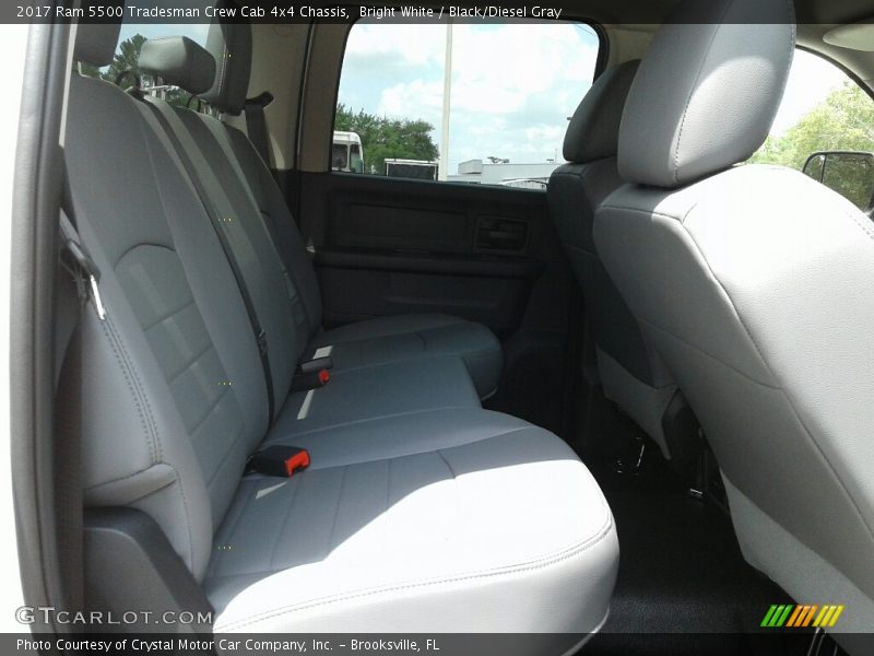 Bright White / Black/Diesel Gray 2017 Ram 5500 Tradesman Crew Cab 4x4 Chassis