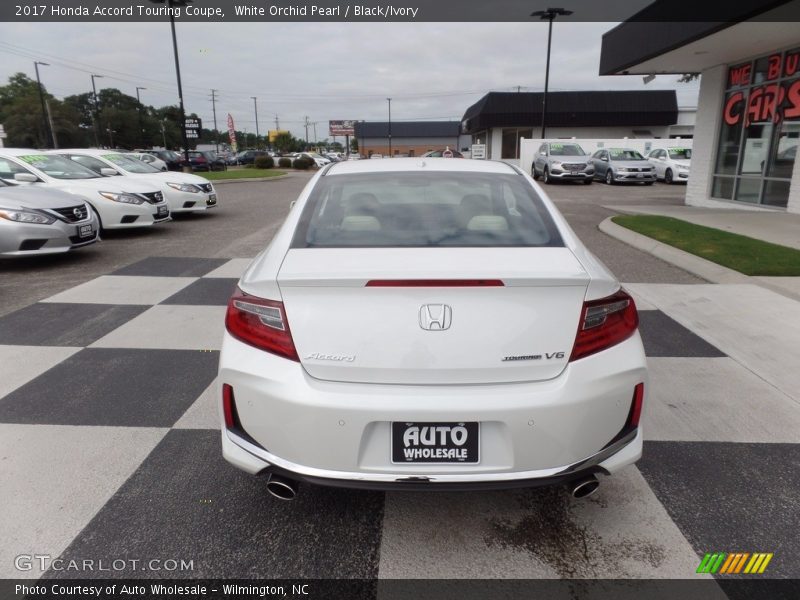 White Orchid Pearl / Black/Ivory 2017 Honda Accord Touring Coupe