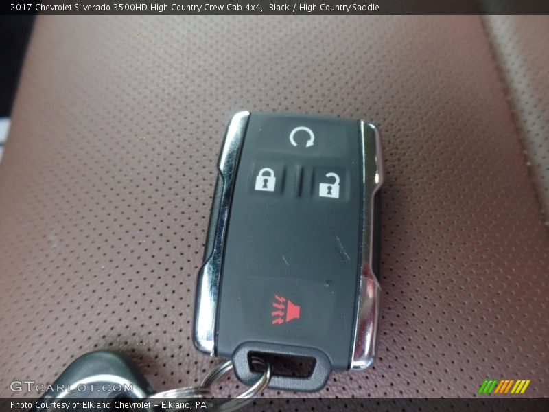 Black / High Country Saddle 2017 Chevrolet Silverado 3500HD High Country Crew Cab 4x4