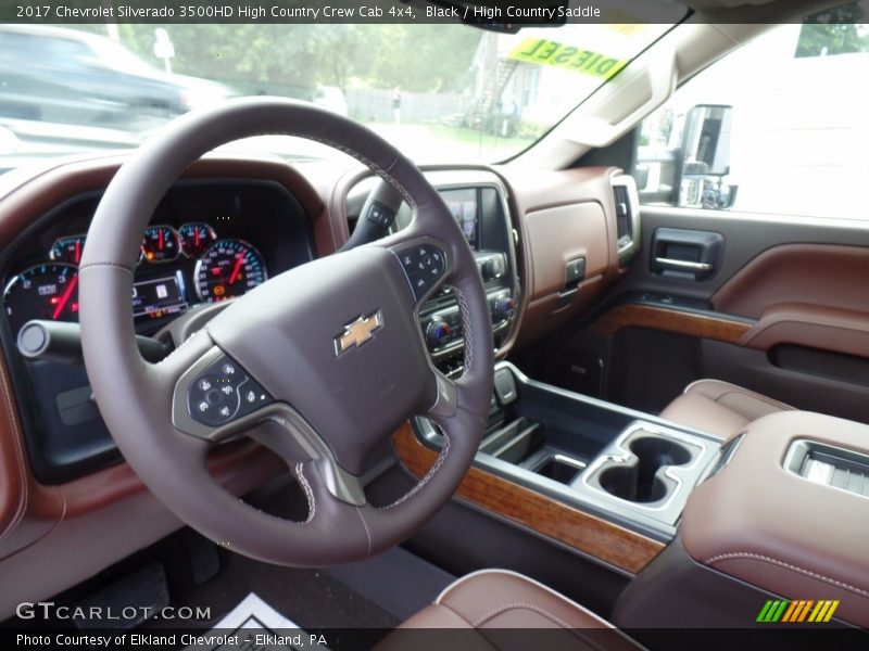 Black / High Country Saddle 2017 Chevrolet Silverado 3500HD High Country Crew Cab 4x4