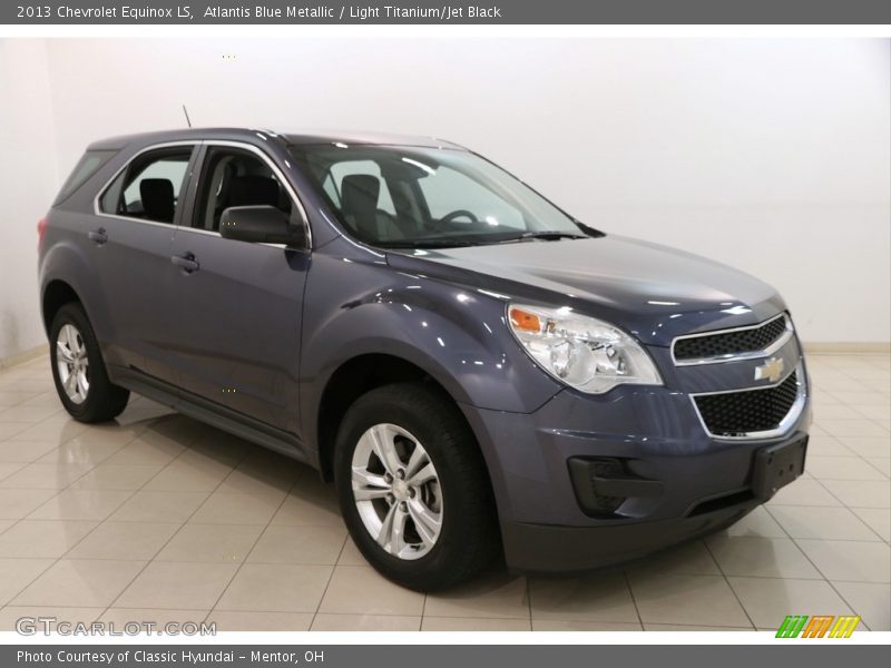 Atlantis Blue Metallic / Light Titanium/Jet Black 2013 Chevrolet Equinox LS