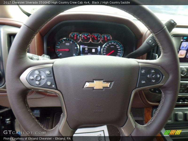 Black / High Country Saddle 2017 Chevrolet Silverado 3500HD High Country Crew Cab 4x4