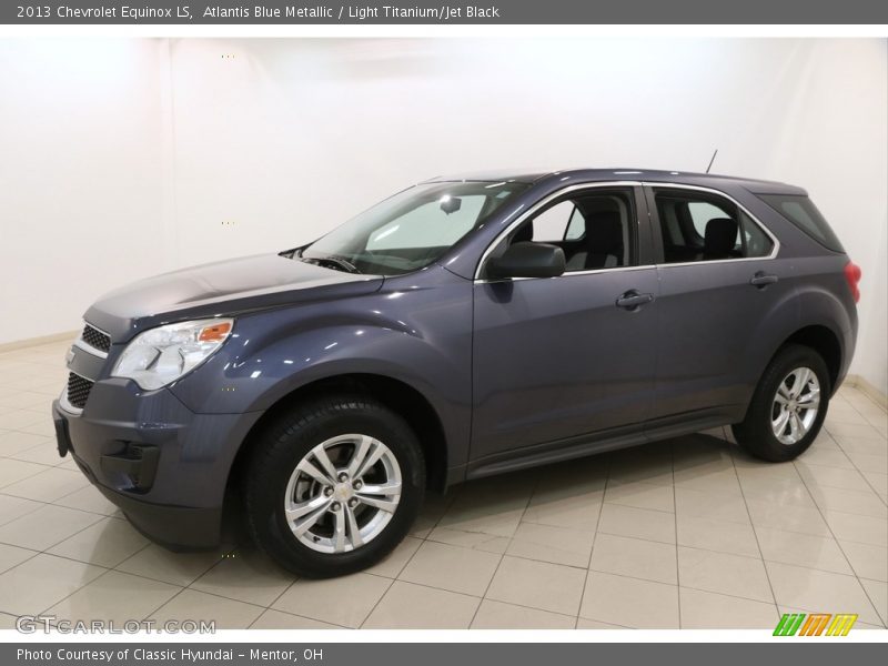 Atlantis Blue Metallic / Light Titanium/Jet Black 2013 Chevrolet Equinox LS