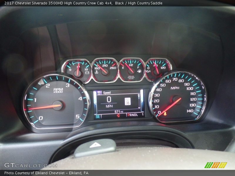 Black / High Country Saddle 2017 Chevrolet Silverado 3500HD High Country Crew Cab 4x4