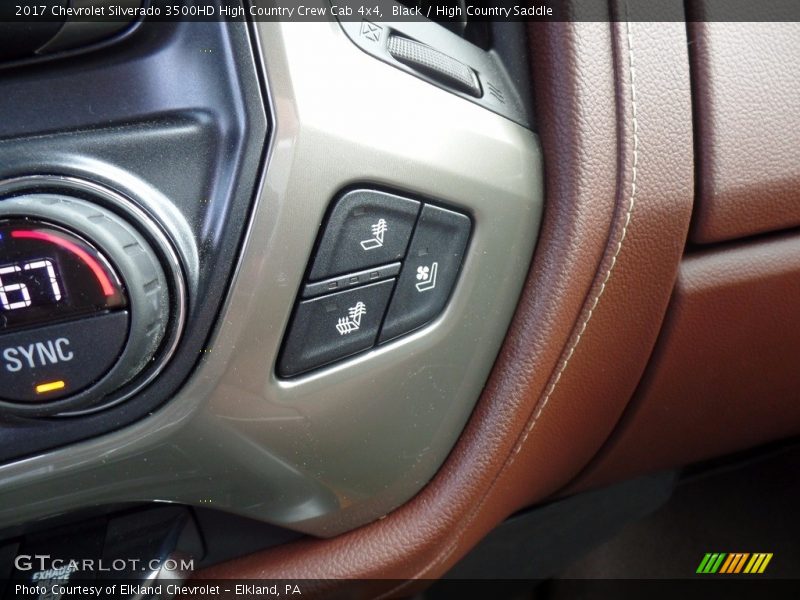 Black / High Country Saddle 2017 Chevrolet Silverado 3500HD High Country Crew Cab 4x4