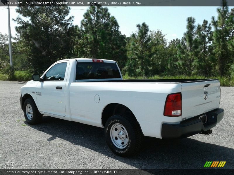 Bright White / Black/Diesel Gray 2017 Ram 1500 Tradesman Regular Cab 4x4