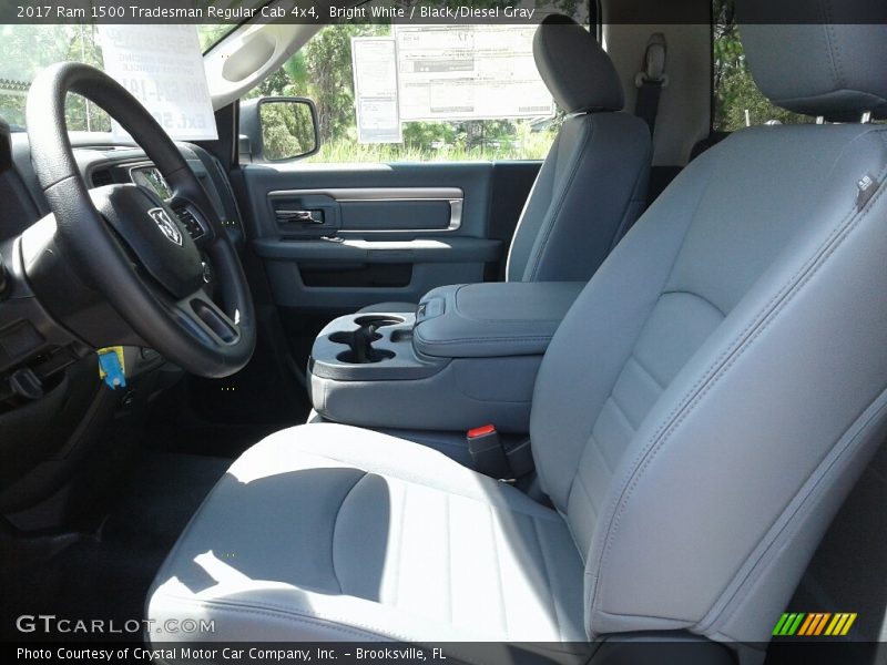 Bright White / Black/Diesel Gray 2017 Ram 1500 Tradesman Regular Cab 4x4
