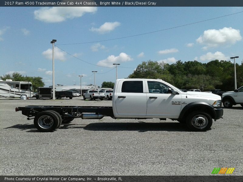 Bright White / Black/Diesel Gray 2017 Ram 4500 Tradesman Crew Cab 4x4 Chassis