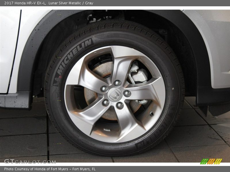 Lunar Silver Metallic / Gray 2017 Honda HR-V EX-L