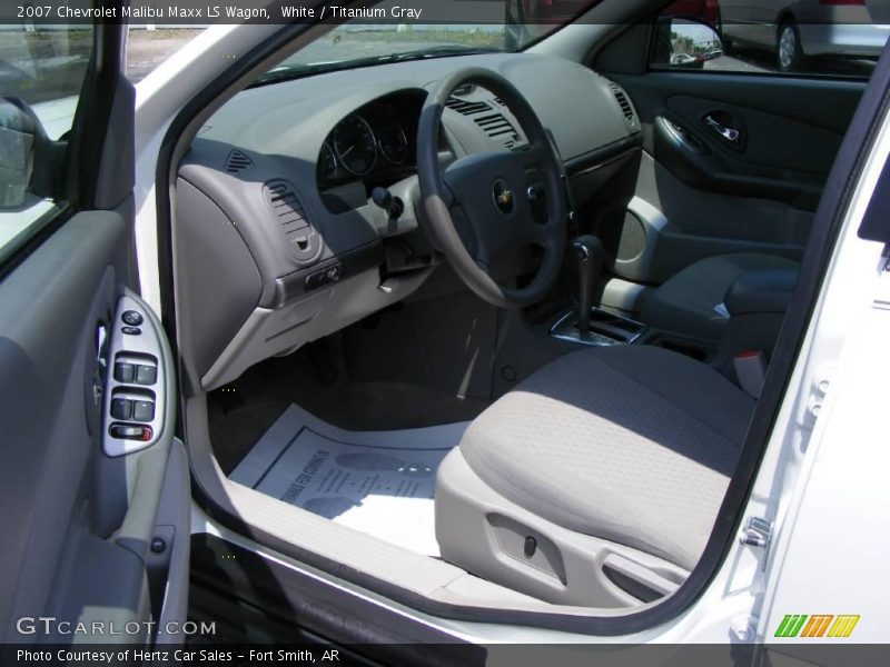 White / Titanium Gray 2007 Chevrolet Malibu Maxx LS Wagon
