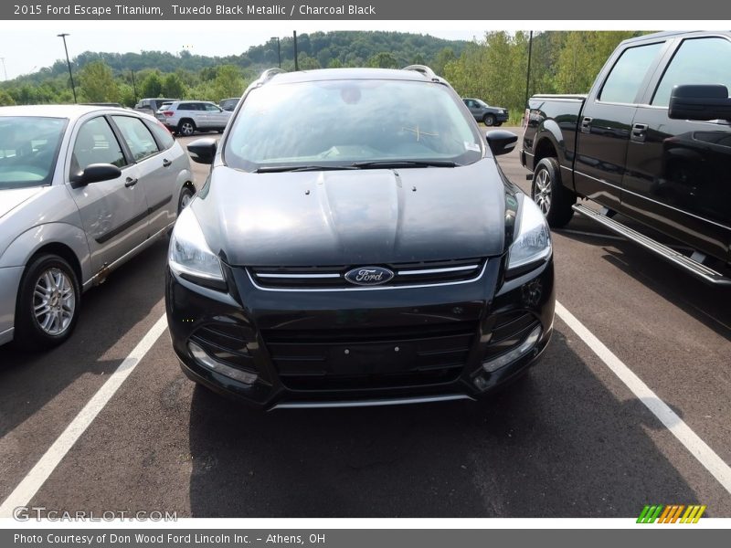 Tuxedo Black Metallic / Charcoal Black 2015 Ford Escape Titanium