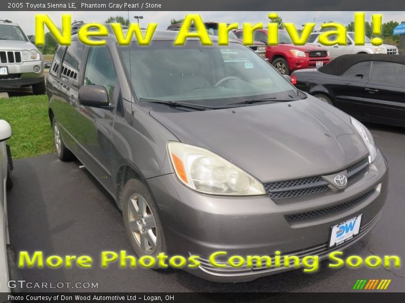 Phantom Gray Pearl / Stone 2005 Toyota Sienna LE