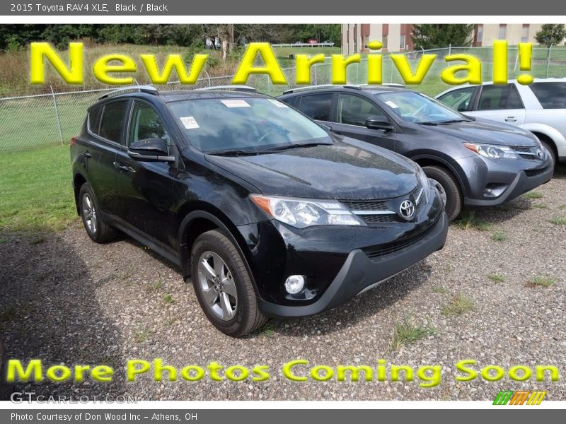 Black / Black 2015 Toyota RAV4 XLE