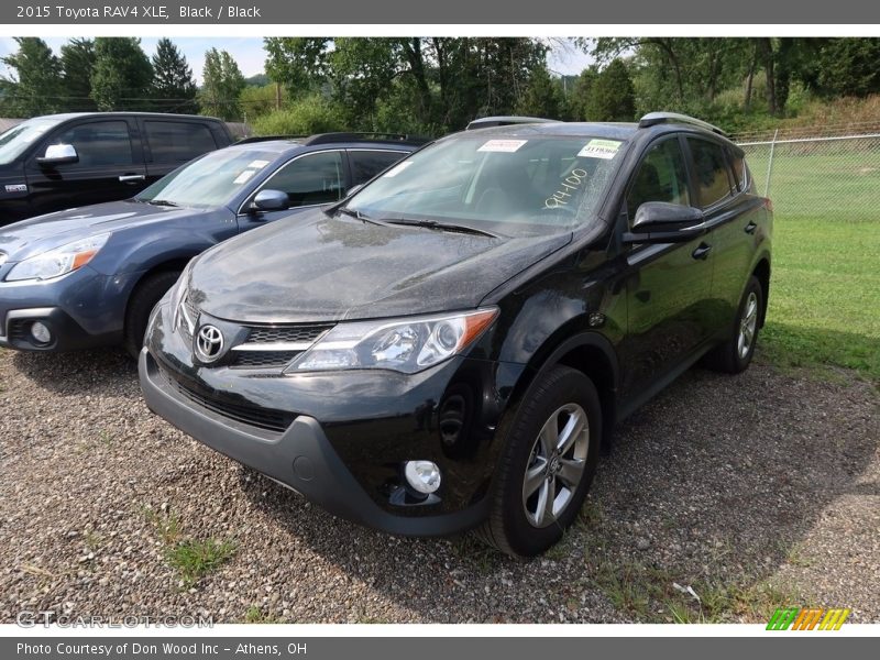 Black / Black 2015 Toyota RAV4 XLE
