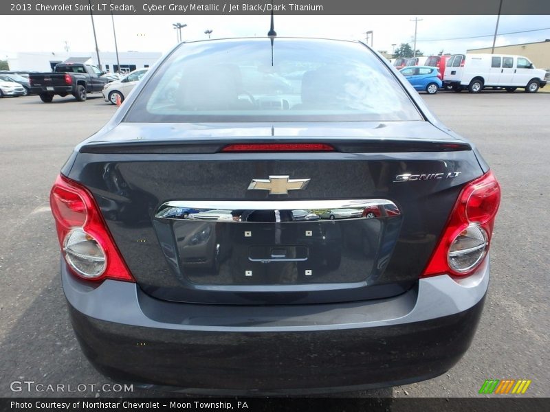 Cyber Gray Metallic / Jet Black/Dark Titanium 2013 Chevrolet Sonic LT Sedan