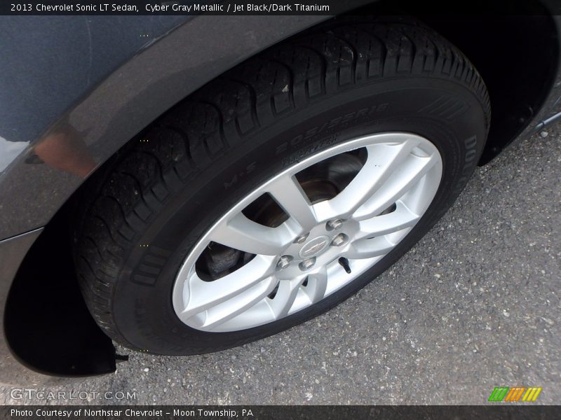 Cyber Gray Metallic / Jet Black/Dark Titanium 2013 Chevrolet Sonic LT Sedan