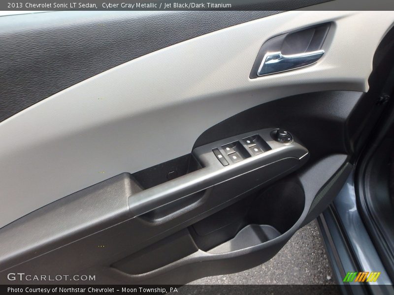 Cyber Gray Metallic / Jet Black/Dark Titanium 2013 Chevrolet Sonic LT Sedan
