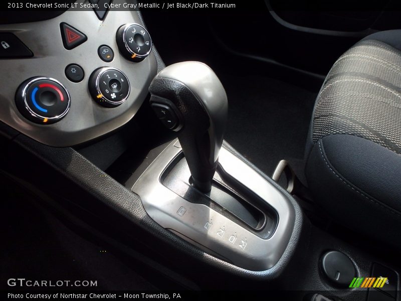 Cyber Gray Metallic / Jet Black/Dark Titanium 2013 Chevrolet Sonic LT Sedan