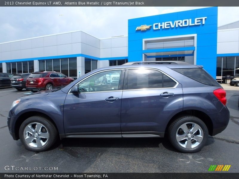 Atlantis Blue Metallic / Light Titanium/Jet Black 2013 Chevrolet Equinox LT AWD