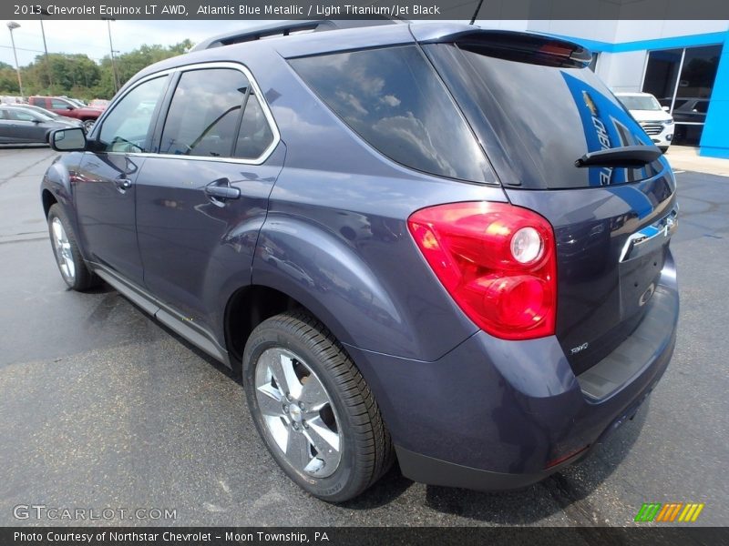Atlantis Blue Metallic / Light Titanium/Jet Black 2013 Chevrolet Equinox LT AWD