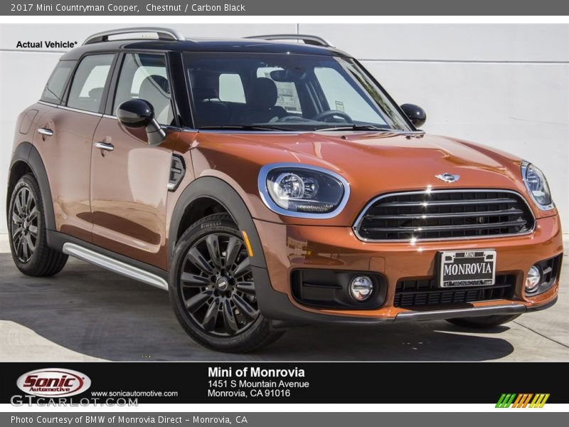 Chestnut / Carbon Black 2017 Mini Countryman Cooper