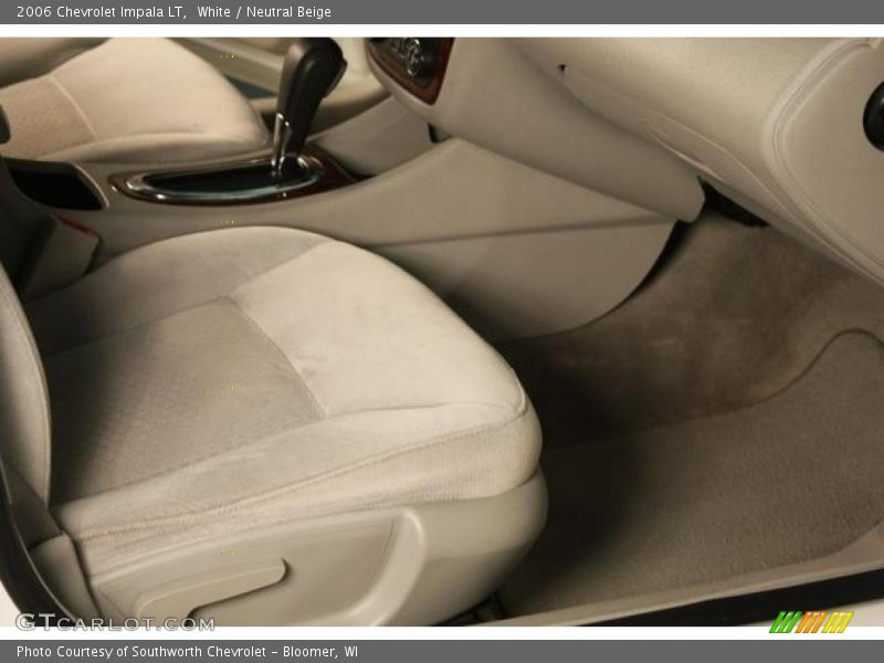 White / Neutral Beige 2006 Chevrolet Impala LT