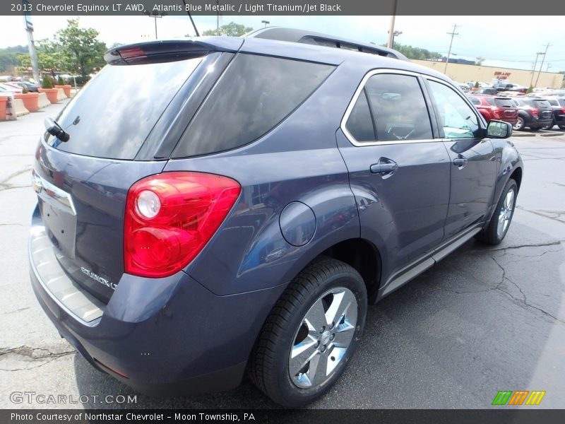 Atlantis Blue Metallic / Light Titanium/Jet Black 2013 Chevrolet Equinox LT AWD