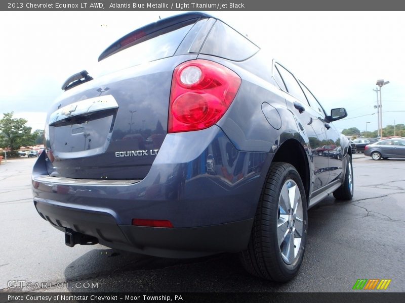 Atlantis Blue Metallic / Light Titanium/Jet Black 2013 Chevrolet Equinox LT AWD