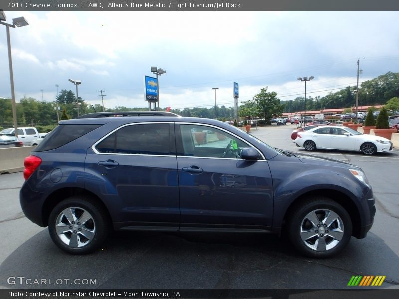 Atlantis Blue Metallic / Light Titanium/Jet Black 2013 Chevrolet Equinox LT AWD