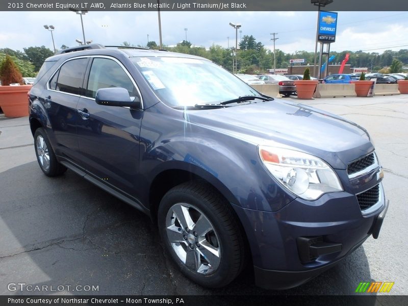 Atlantis Blue Metallic / Light Titanium/Jet Black 2013 Chevrolet Equinox LT AWD