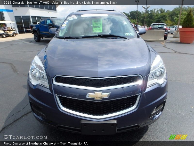 Atlantis Blue Metallic / Light Titanium/Jet Black 2013 Chevrolet Equinox LT AWD