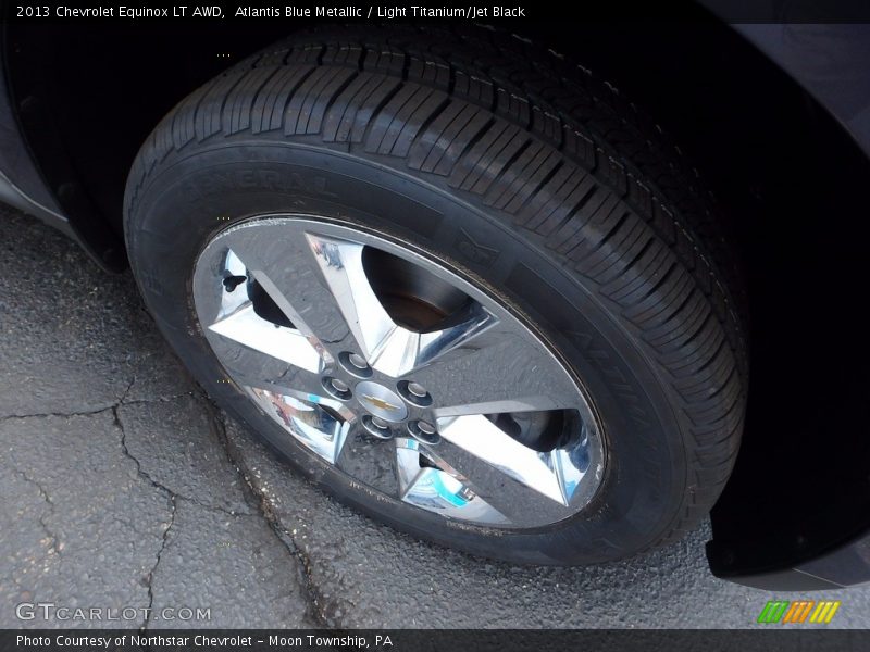 Atlantis Blue Metallic / Light Titanium/Jet Black 2013 Chevrolet Equinox LT AWD