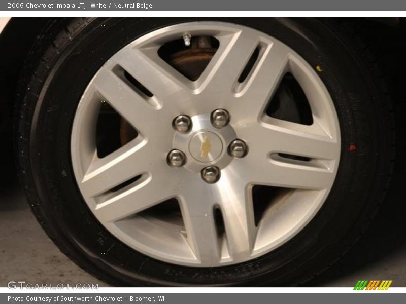 White / Neutral Beige 2006 Chevrolet Impala LT