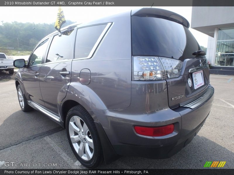 Graphite Gray Pearl / Black 2010 Mitsubishi Outlander GT 4WD
