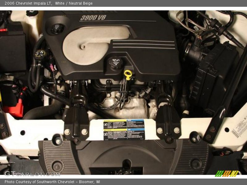 White / Neutral Beige 2006 Chevrolet Impala LT