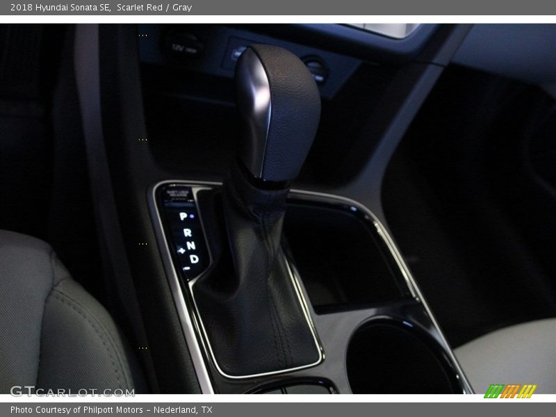 Scarlet Red / Gray 2018 Hyundai Sonata SE