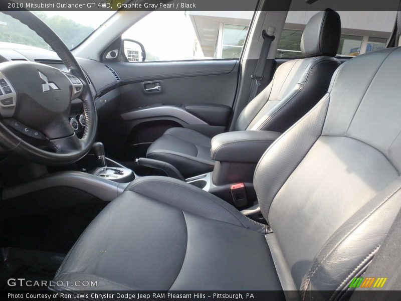 Graphite Gray Pearl / Black 2010 Mitsubishi Outlander GT 4WD