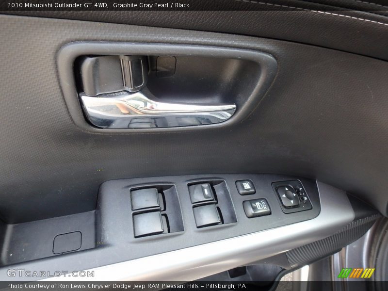 Graphite Gray Pearl / Black 2010 Mitsubishi Outlander GT 4WD