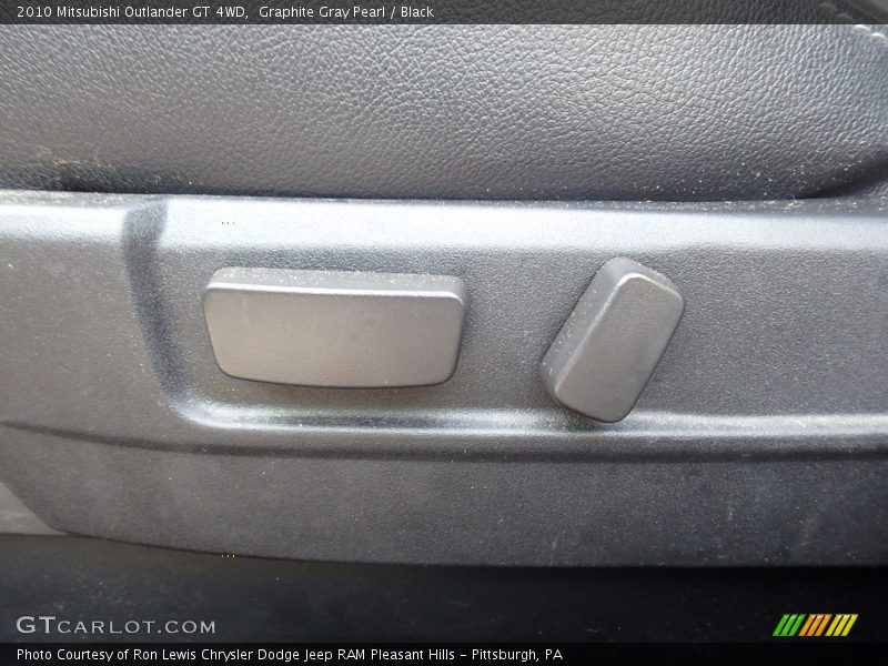 Graphite Gray Pearl / Black 2010 Mitsubishi Outlander GT 4WD